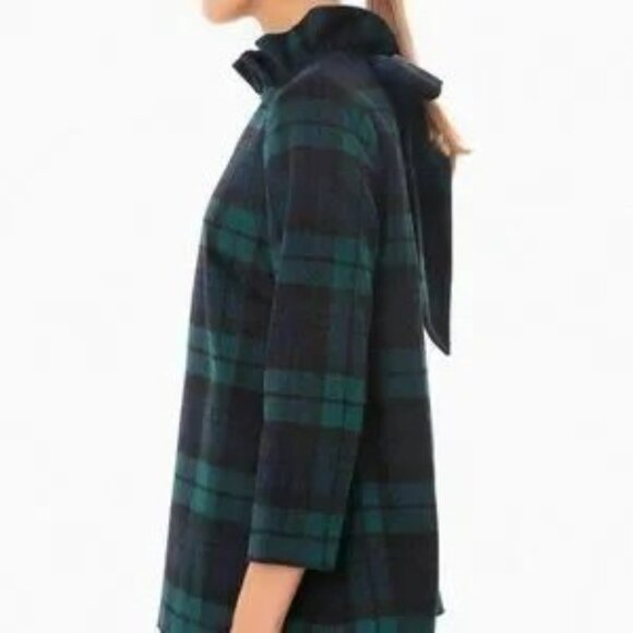 NWT Tuckernuck Blackwatch Plaid Faye Blouses Size XS - Picture 2 of 16